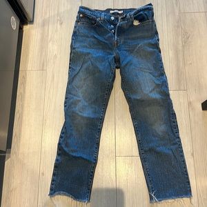 Levi's Wedgie Straight Jeans- Classic Blue